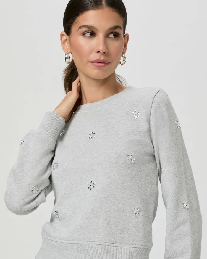 Women Ordenna Sweatshirt 8211 Heather Grey Sweaters and Sweatshirts PAIGE