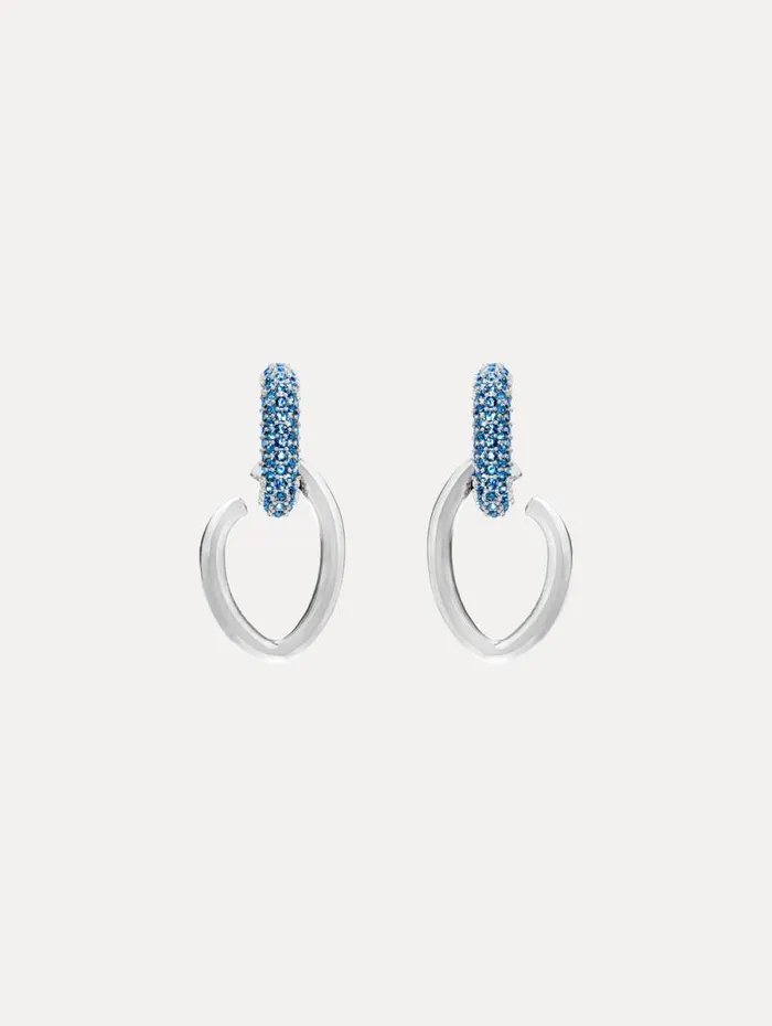 Women Oscar De La Renta Earrings Pav O Drop Earrings Blue
