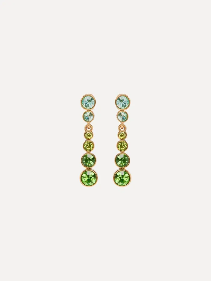 Women Oscar De La Renta Earrings Round Stone Drop ClipOn Earrings Green Multi Women Oscar De La Renta Earrings Round Stone Drop ClipOn Earrings Green Multi