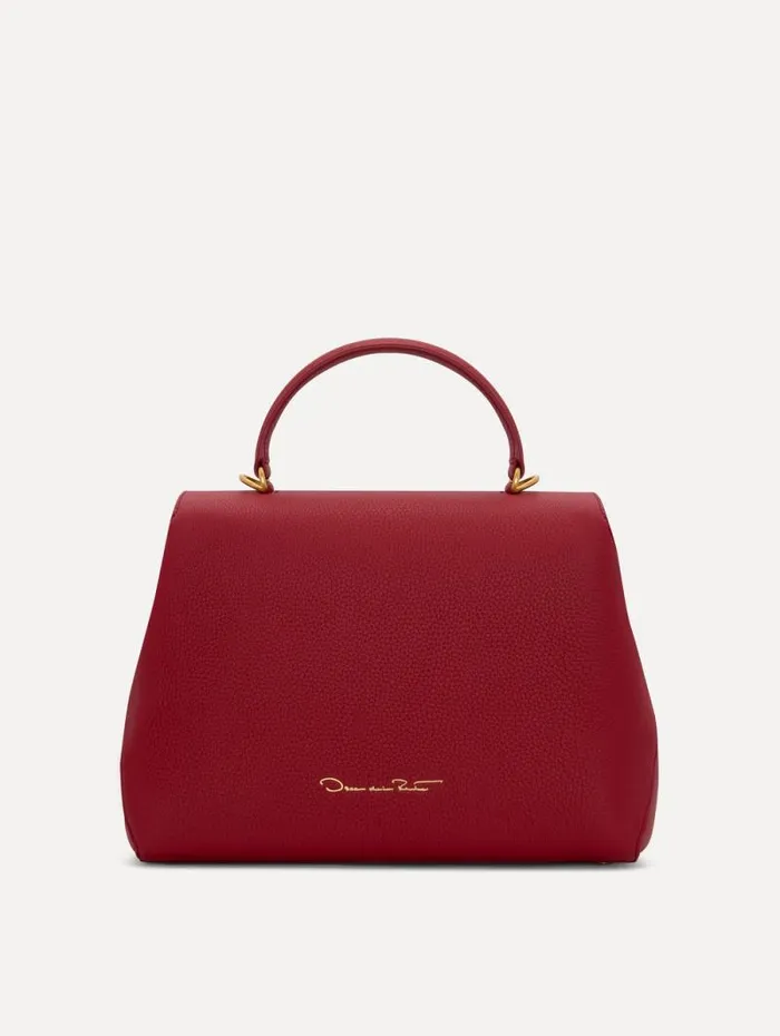 Women Oscar De La Renta Handbags The Poppy Scarlet
