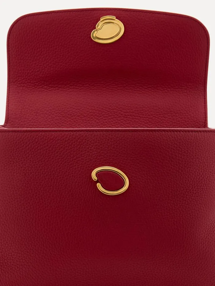 Women Oscar De La Renta Handbags The Poppy Scarlet