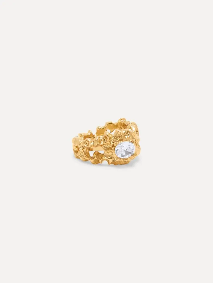 Women Oscar De La Renta Rings Coral Ring Crystal Women Oscar De La Renta Rings Coral Ring Crystal