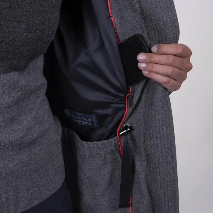 Women Oslo Coat Deep Spacesteel Grey Melange KJUS Jackets and Vests
