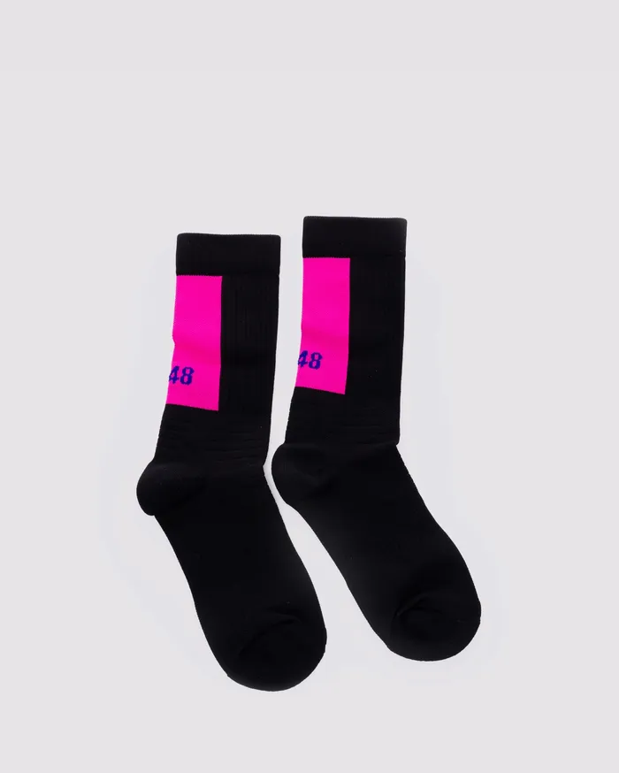 Women P448 Socks BlackPink Accessories