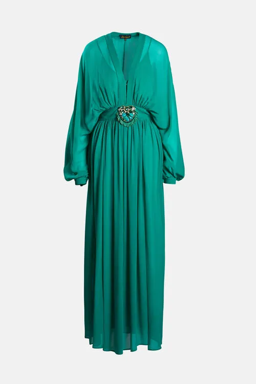 Women Paiolo Paiolo Emerald Green Formal Dresses Luisa Spagnoli Women Paiolo Paiolo Emerald Green Formal Dresses Luisa Spagnoli