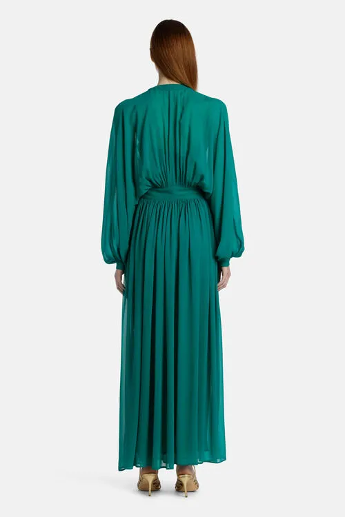 Women Paiolo Paiolo Emerald Green Formal Dresses Luisa Spagnoli Women Paiolo Paiolo Emerald Green Formal Dresses Luisa Spagnoli
