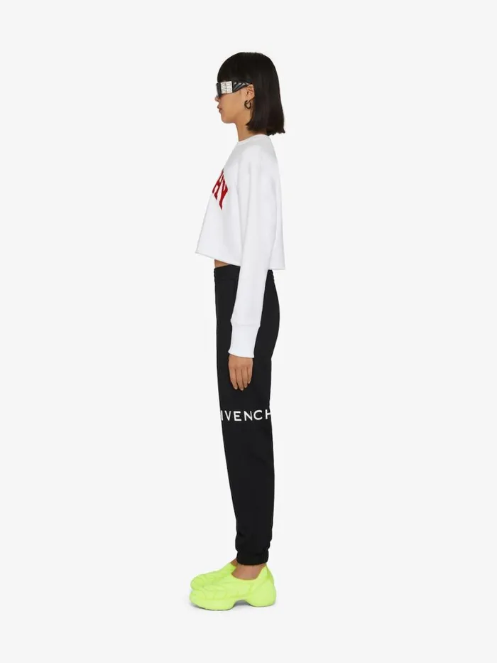Women Pants and Shorts Givenchy GIVENCHY Archetype Slim Fit Jogger Pants In Fleece Black
