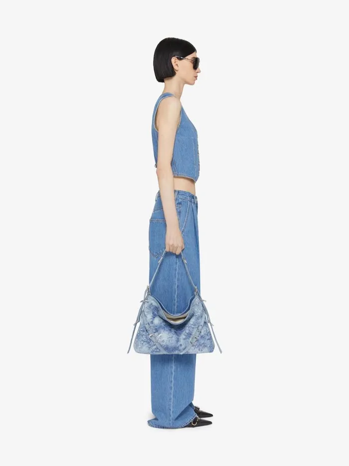 Women Pants and Shorts Givenchy Oversized Jeans In Denim Deep Blue Women Pants and Shorts Givenchy Oversized Jeans In Denim Deep Blue