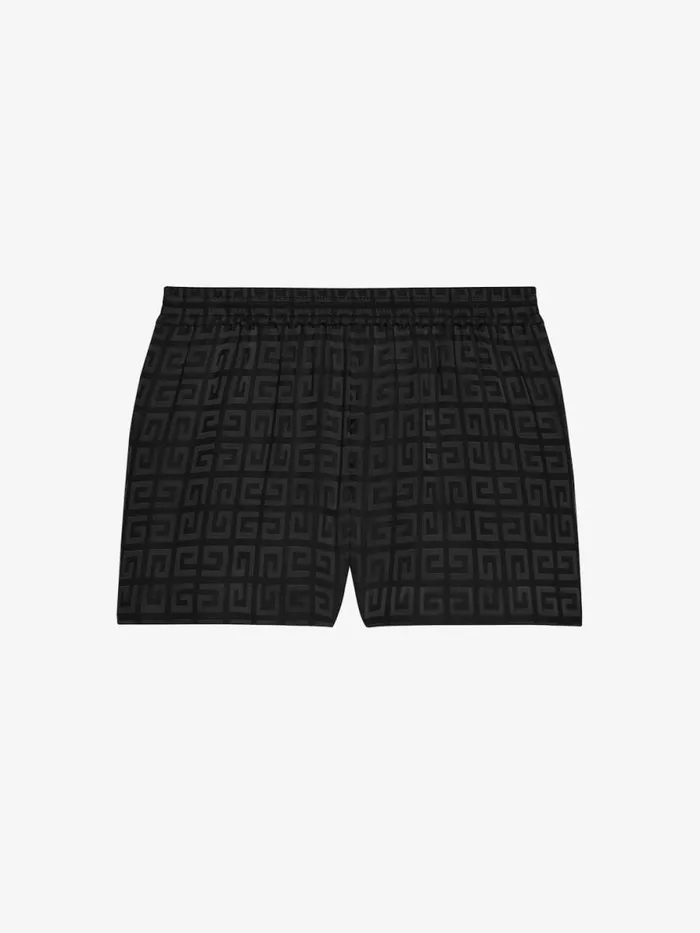 Women Pants and Shorts Givenchy Shorts In 4G Jacquard Black