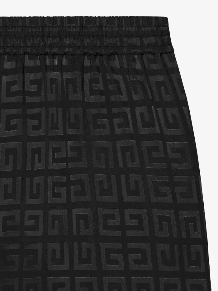 Women Pants and Shorts Givenchy Shorts In 4G Jacquard Black