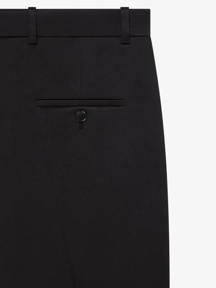 Women Pants and Shorts Givenchy Tailored Pants In Satin Black