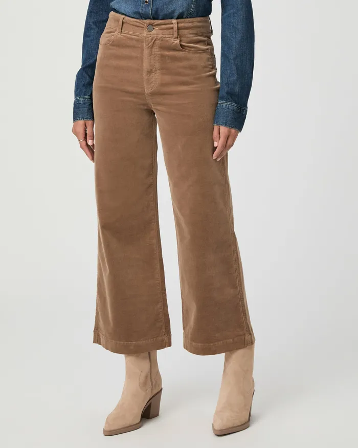 Women Pants PAIGE Anessa Wide Leg Pant 8211 Burnt Sugar Corduroy Women Pants PAIGE Anessa Wide Leg Pant 8211 Burnt Sugar Corduroy
