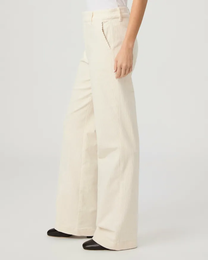 Women Pants PAIGE Danielle Trouser 8211 Ivory Corduroy Women Pants PAIGE Danielle Trouser 8211 Ivory Corduroy