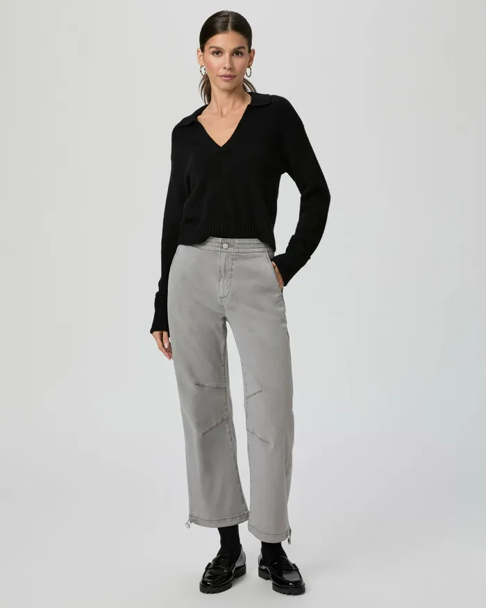 Women Pants PAIGE Reid Jogger 8211 Vintage Grey Haze
