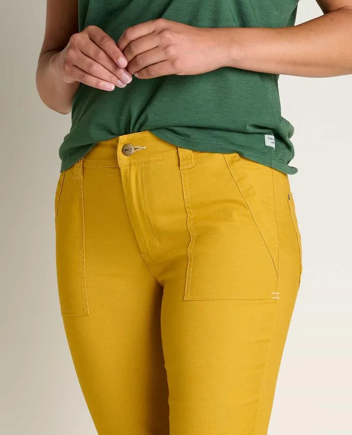 Women Pants Toad and Co Earthworks Ankle Pant Pollen