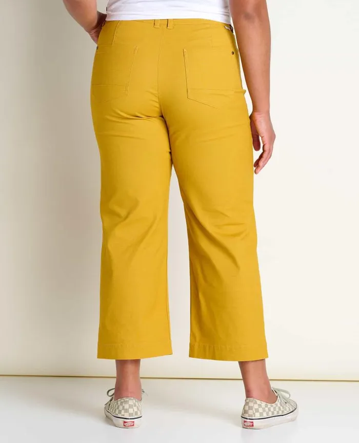 Women Pants Toad and Co Earthworks Wide Leg Pant Pollen