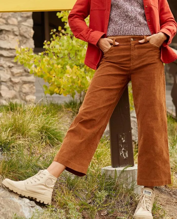 Women Pants Toad and Co Karuna Cord Wide Leg Pant Brown Sugar