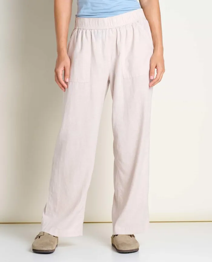 Women Pants Toad and Co Taj Hemp Pant Oatmeal