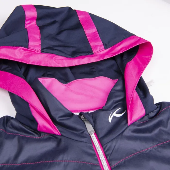 Women Retention Hooded Jacket Atlanta Blue KJUS Jackets and Vests