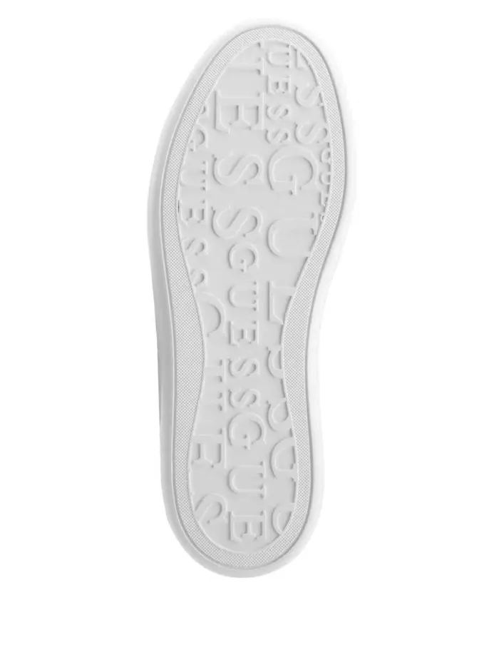 Women Rockies Pop Heel Sneakers Ivory Sneakers GUESS