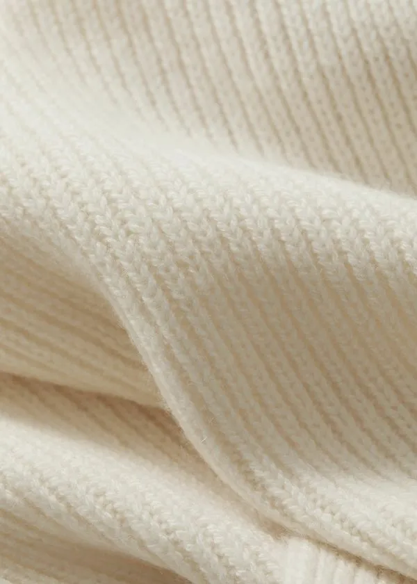 Women Scarves and Other Stories Hooded Wool Scarf Cream