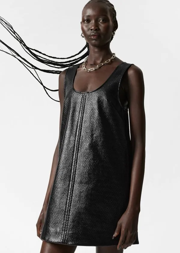 Women Sets and Suits and Other Stories Sleeveless ALine Mini Dress Black