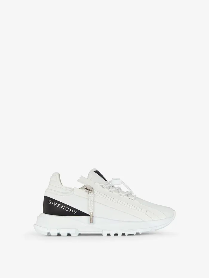 Women Shark Lock Givenchy Spectre Runner Sneakers In Synthetic Leather Whiteblack Women Shark Lock Givenchy Spectre Runner Sneakers In Synthetic Leather Whiteblack