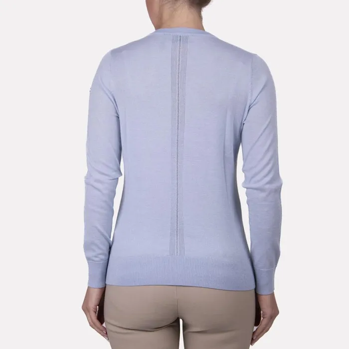 Women Shine VNeck Sweater Santorini KJUS Midlayers and Sweaters