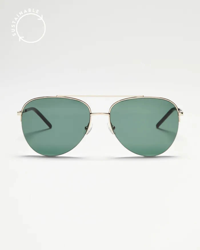 Women Shop Sunglasses PAIGE Charlie Sunglasses 8211 Gold