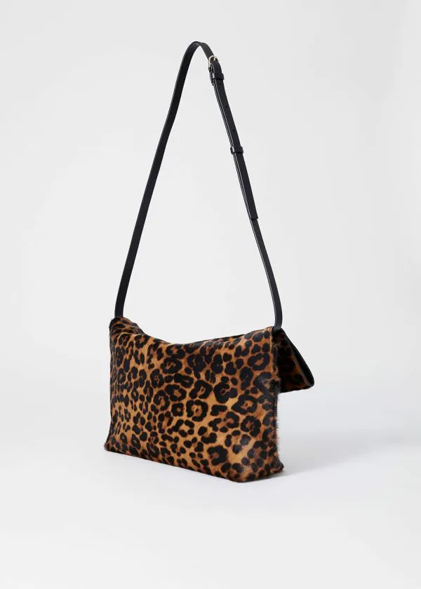 Women Shoulder Bags and Other Stories Folded LeopardPrint Clutch Leopard
