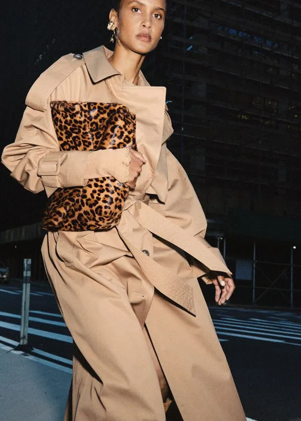 Women Shoulder Bags and Other Stories Folded LeopardPrint Clutch Leopard