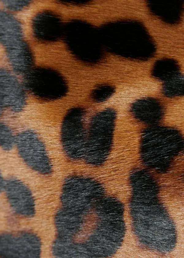 Women Shoulder Bags and Other Stories Folded LeopardPrint Clutch Leopard