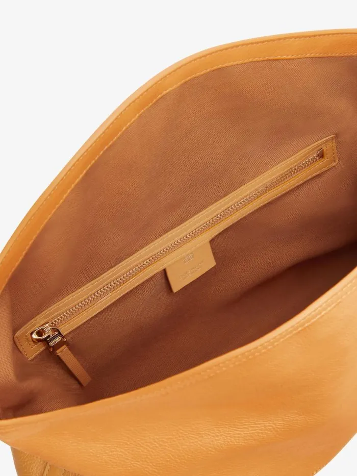 Women Shoulder Bags Givenchy Medium Voyou Chain Bag In Leather Blush Orange Women Shoulder Bags Givenchy Medium Voyou Chain Bag In Leather Blush Orange