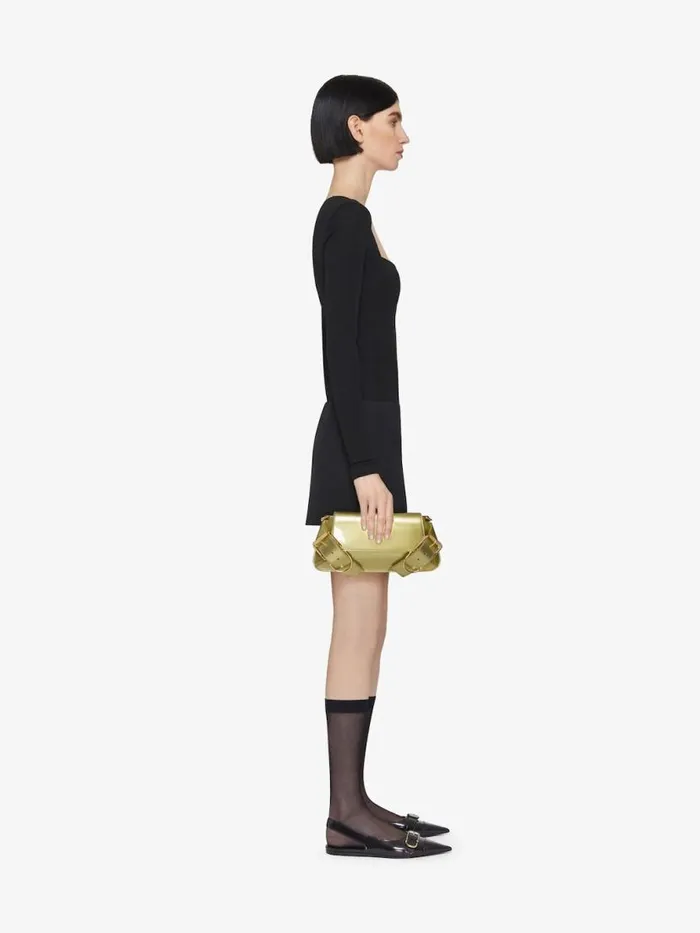 Women Shoulder Bags Givenchy Voyou Shoulder Flap Bag In Patent Effect Leather Almond Green Women Shoulder Bags Givenchy Voyou Shoulder Flap Bag In Patent Effect Leather Almond Green