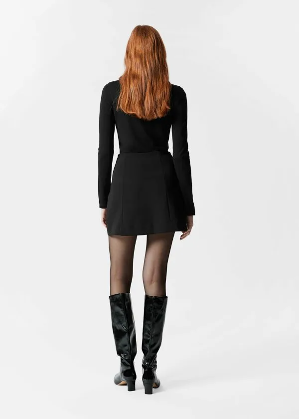 Women Skirts and Other Stories HighWaist Mini Skirt Black