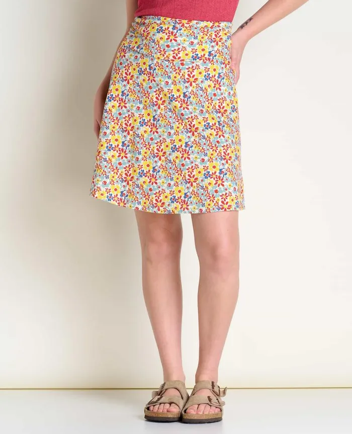 Women Skirts and Skorts Toad and Co Chaka Skirt Barley Multi Floral Print