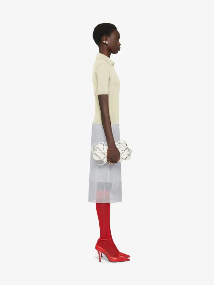Women Skirts Givenchy Skirt In Floral Dvor Satin Ice Blue