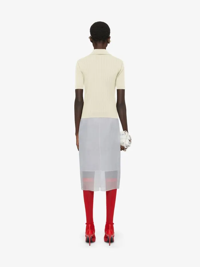 Women Skirts Givenchy Skirt In Floral Dvor Satin Ice Blue