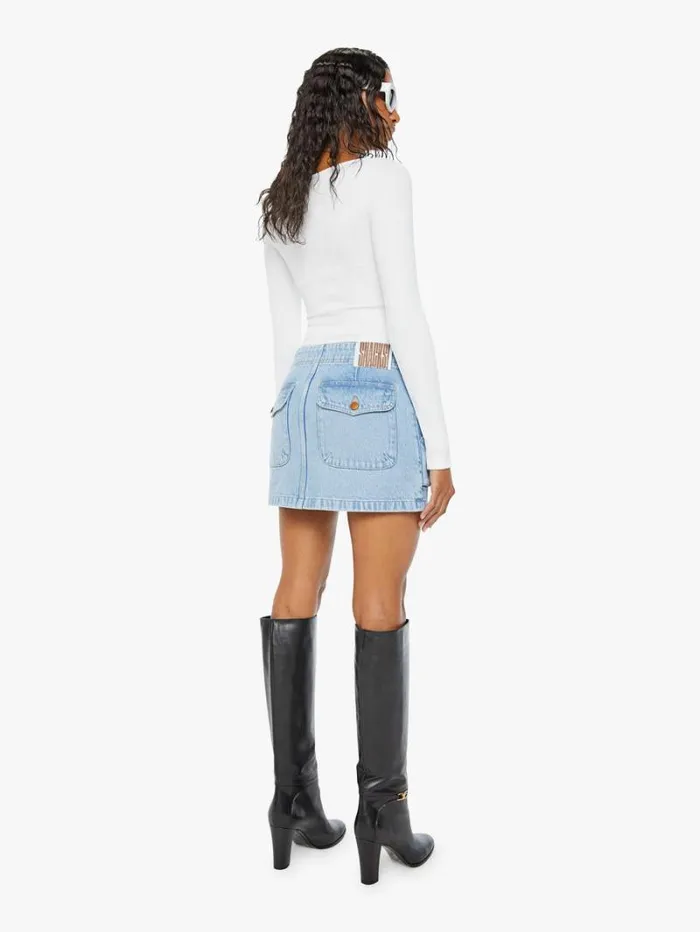Women Skirts Mother Denim Snacks The Accordion Fun Dip Mini Zest Women Skirts Mother Denim Snacks The Accordion Fun Dip Mini Zest