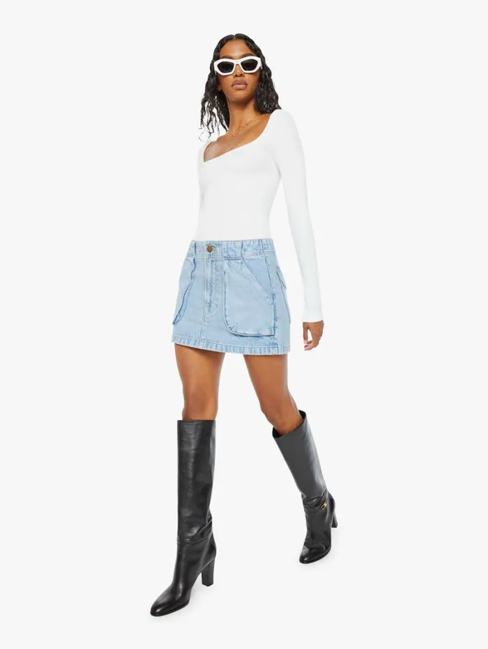 Women Skirts Mother Denim Snacks The Accordion Fun Dip Mini Zest Women Skirts Mother Denim Snacks The Accordion Fun Dip Mini Zest