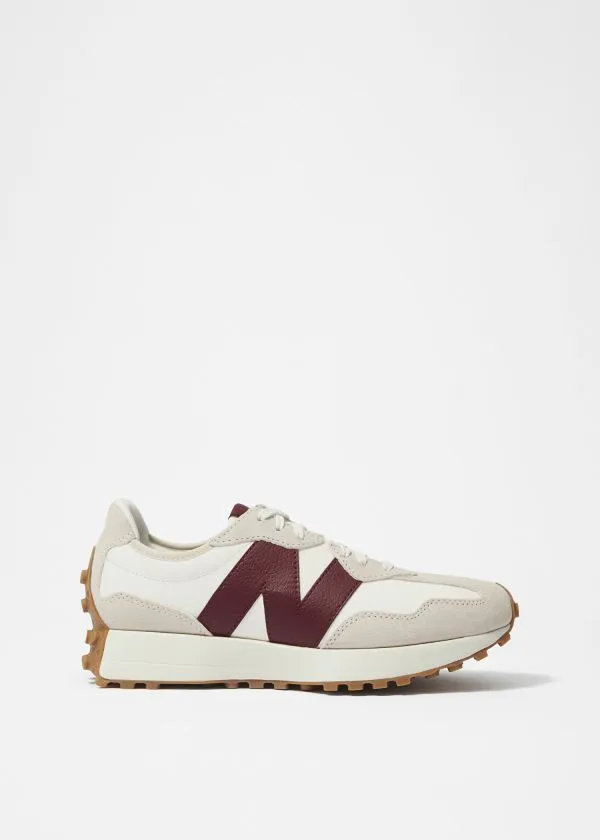 Women Sneakers and Other Stories New Balance 327 Sneakers Burgundyandwhite