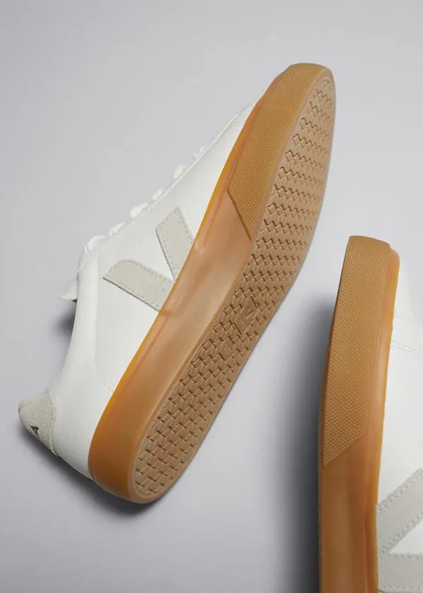 Women Sneakers and Other Stories Veja Campo Leather Sneakers Whiteandgrey