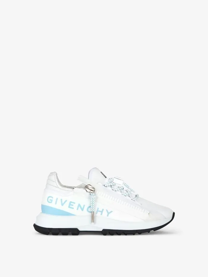 Women Sneakers Givenchy Spectre Runner Sneakers In Synthetic Fiber With Zip Whiteblue Women Sneakers Givenchy Spectre Runner Sneakers In Synthetic Fiber With Zip Whiteblue