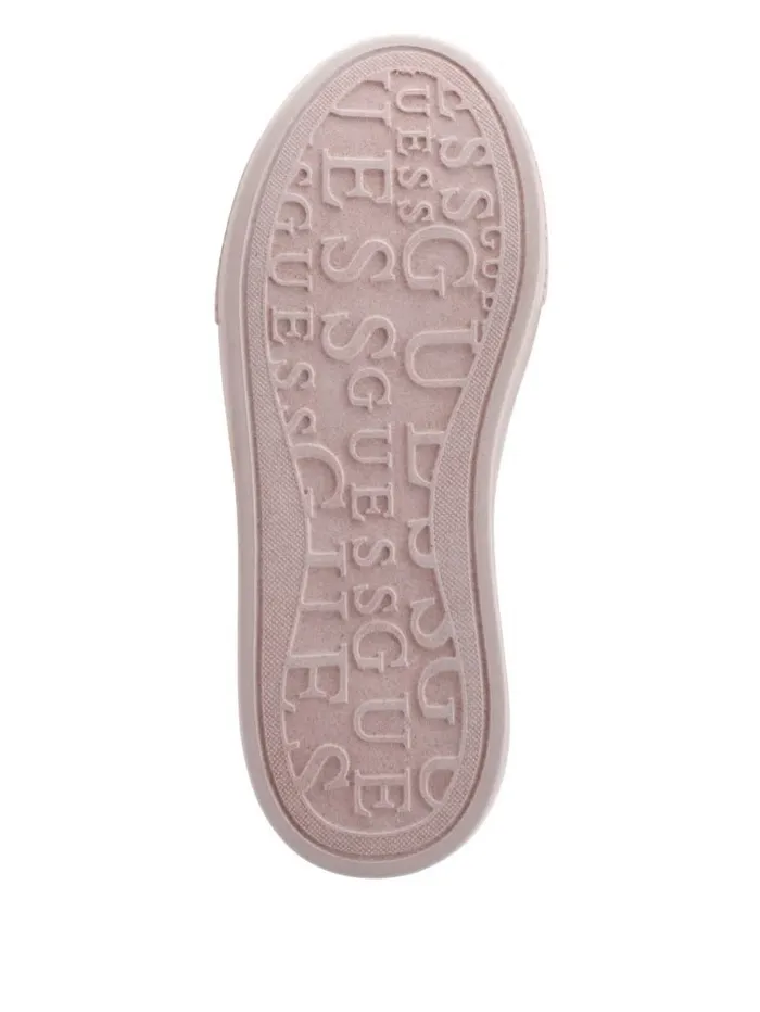 Women Sneakers GUESS Hilan Quilted LowTop Sneakers Light Pink 680