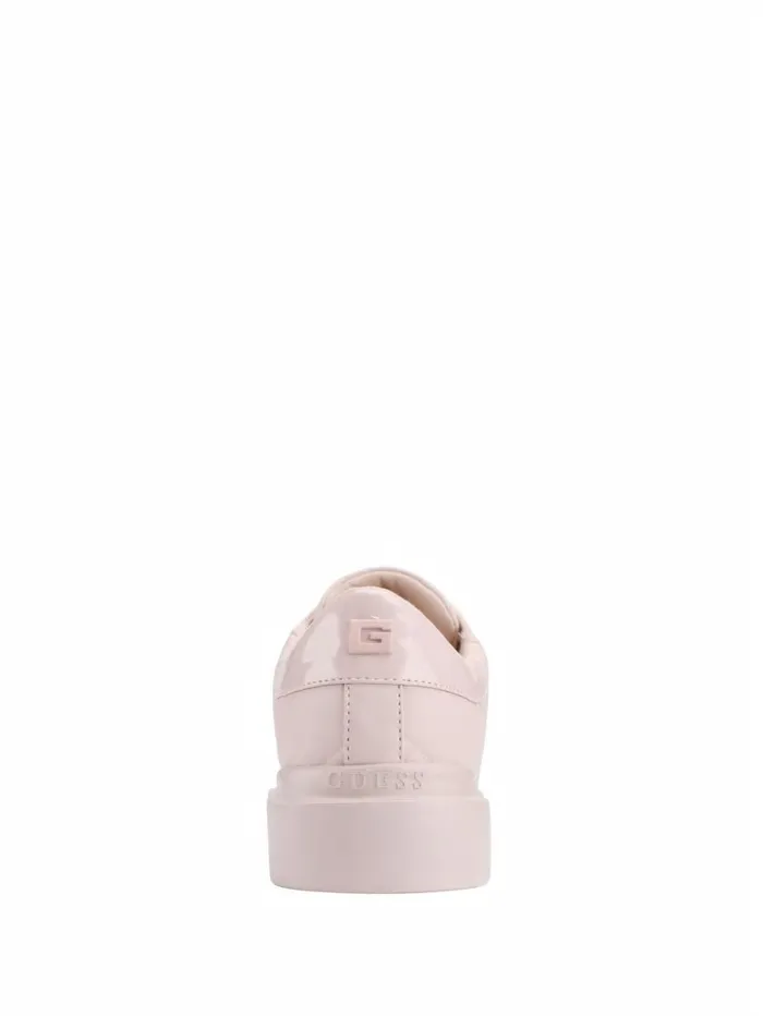 Women Sneakers GUESS Hilan Quilted LowTop Sneakers Light Pink 680