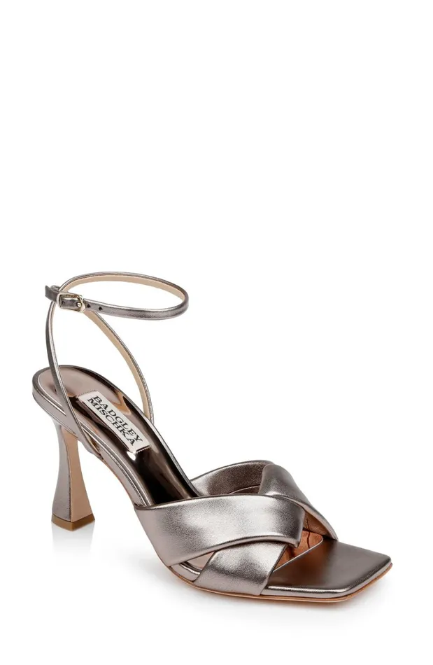 Women Stiletto Badgley Mischka Brinlee Ii Metallic Sandal Light Bronze