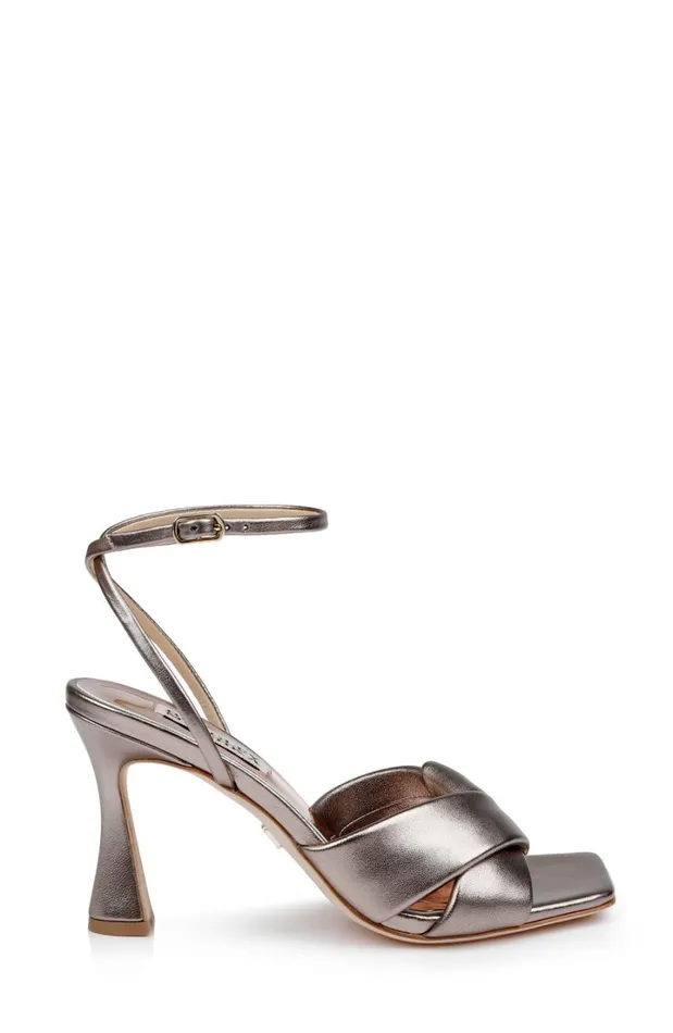 Women Stiletto Badgley Mischka Brinlee Ii Metallic Sandal Light Bronze