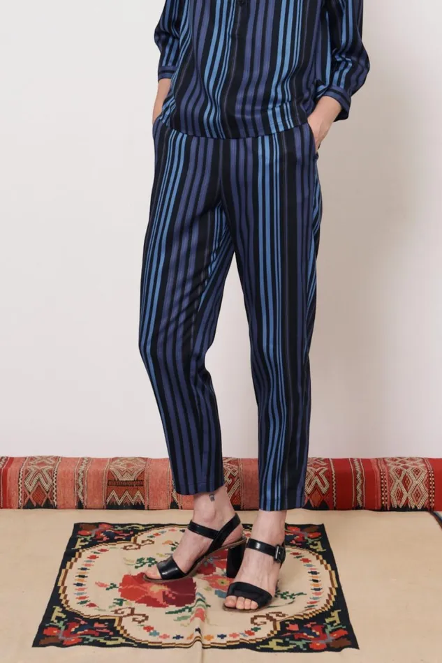 Women Sueded Tencel Sea Fez Pant Raquel Allegra Bottoms