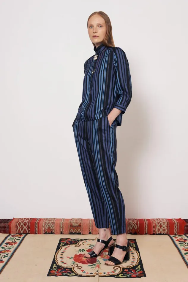 Women Sueded Tencel Sea Fez Pant Raquel Allegra Bottoms