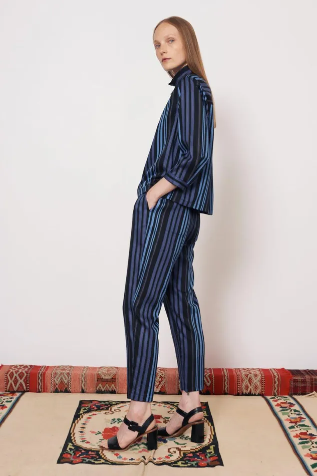 Women Sueded Tencel Sea Fez Pant Raquel Allegra Bottoms